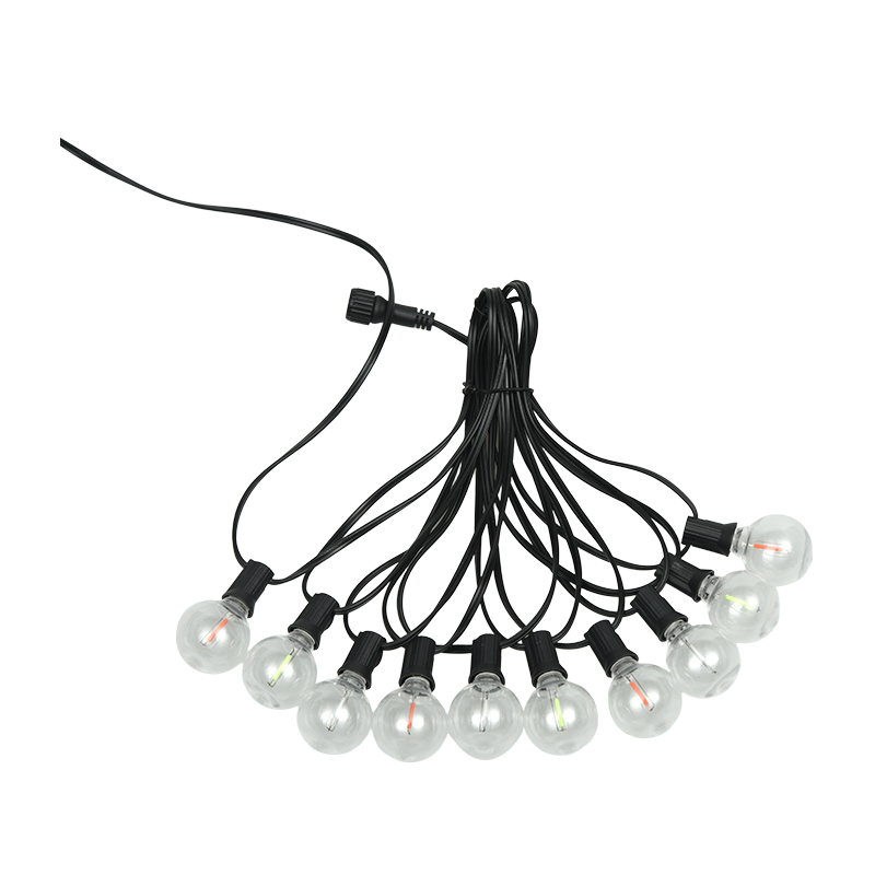 G40 Clip-on E12 spiralfargede strenglys