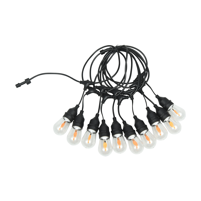 S14 Pendel Type E27 Spiral Varme Hvite String Lights 3,5V Lavspent sikkerhetsmodell