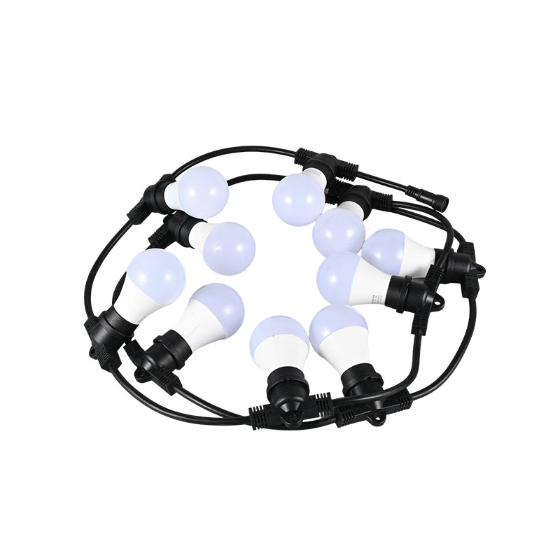 E27 Spiral RGB infrarød fjernkontroll Energibesparende strenglys