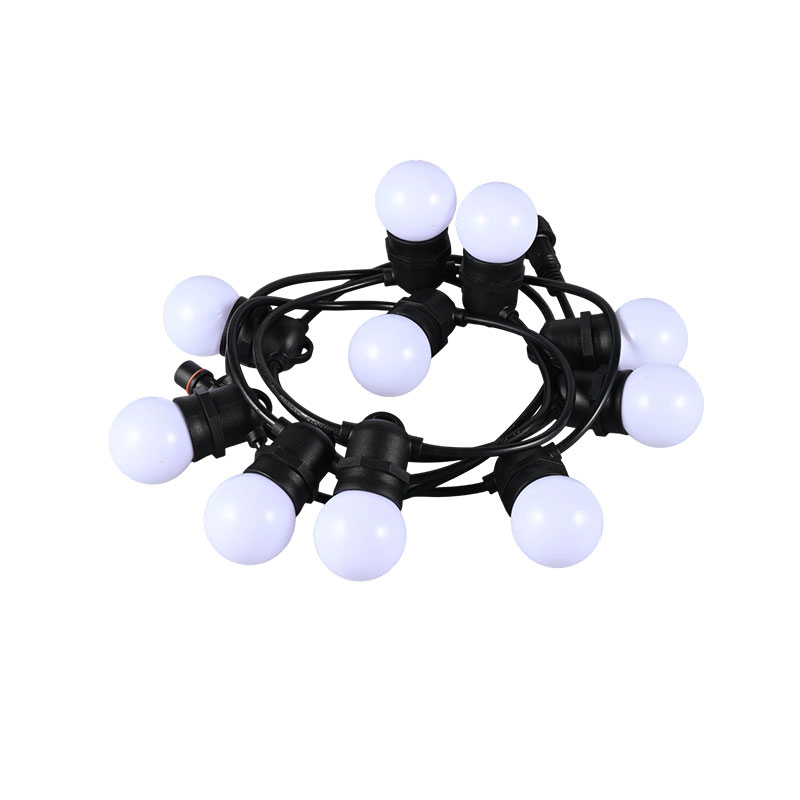 G45 Outdoor E27 White Light String Lights