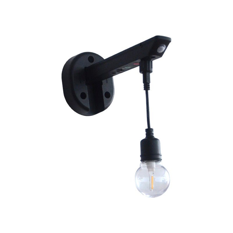 G45 solcellevegglampe med glatt overflate