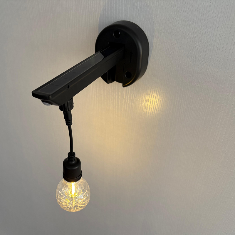 Diamantmønster diffust solcellevegglys (A60-pæreform)